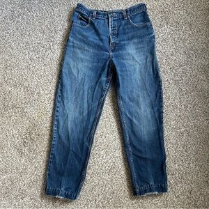 Lands’ End Vintage High Rise Straight Leg Size 29 or 8 Denim Casual
